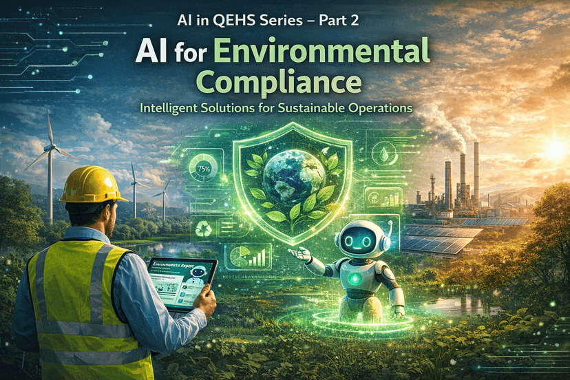 Cover Image for AI in QEHS Series – Part 2: AI for Environmental Compliance in a Regulated World